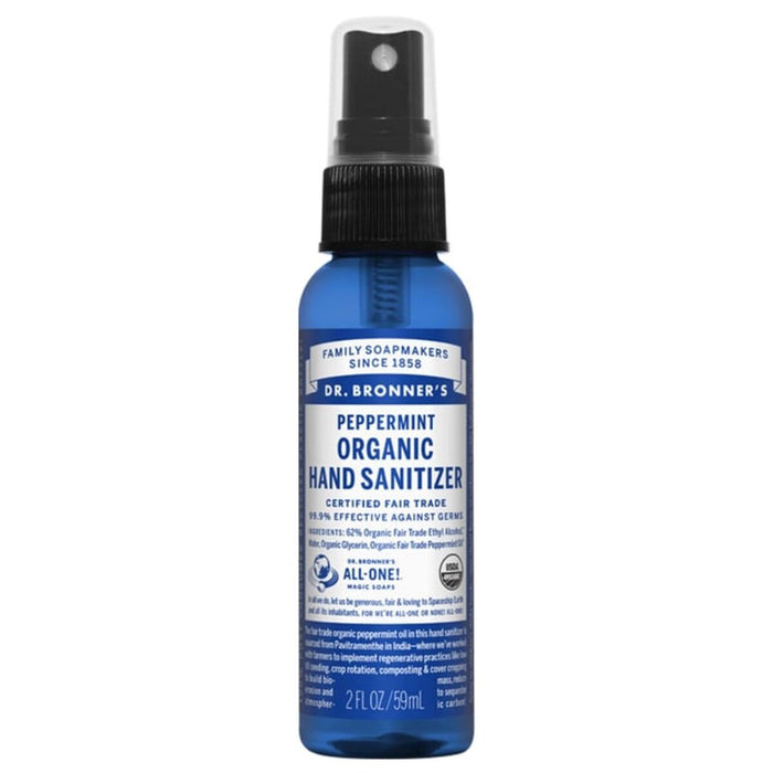 Handreinigingslotion Dr Bronner's Peppermint 60 ml