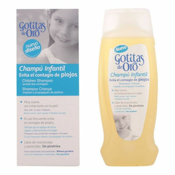 Anti-luizenshampoo Gotitas de Oro Instituto Español Infantil (500 ml) 500 ml