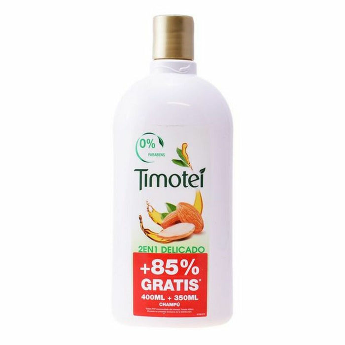 2-in-1 Shampoo en Conditioner Timotei Aceite Almendras Dulces (750 ml) 750 ml