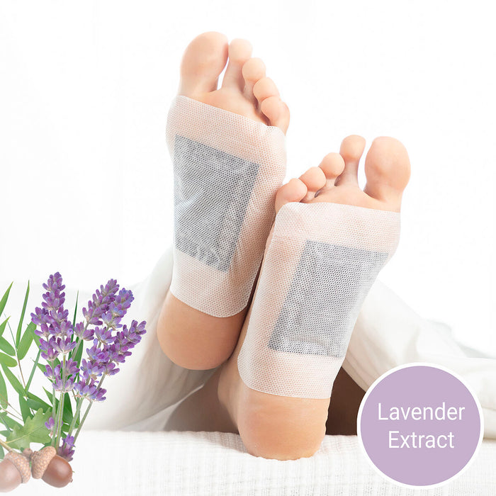 Detox-Patches voor Voeten Lavender InnovaGoods 10 Stuks